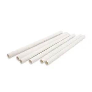 Composteerbare Bubbletea /Slush Rietjes Wit 200 Stuks ( Bio Plastic )