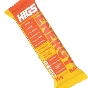 HIGS energy bar with chocolate cover Mango 30x35g