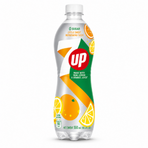 7up Lemon Orange 12x550ml (Imported Asia)