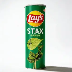 Lays Stax Roasted Seaweed 24 x 90g (Imported Asia)