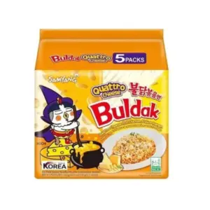 Samyang Buldak Quattro Cheese Ramen (40 x 145g) (Halal)