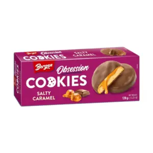 Bergen obsession Salty Caramel Cookies 27x128gr