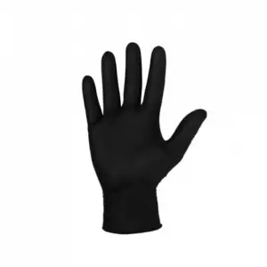 Nitrile Disposable Gloves Black Box 10 X 100 Pieces ( Choose From Size S M L XL )