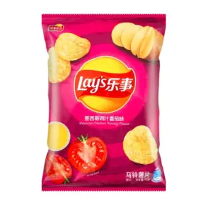 Lay's Potato Chips Mexican Chicken Sauce Tomato Flavor 22 x 70g
