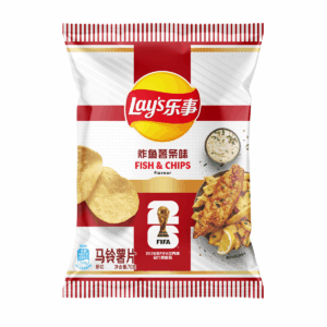 Lay's Potato Chips Fish & Chips flavor 22x70g (FIFA 2026)