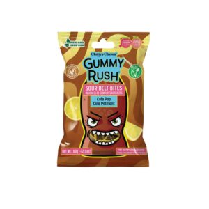 Gummy Rush Sour Belt Bites Cola Pop 12x60g