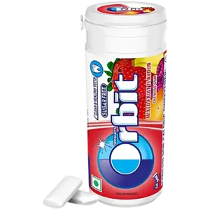 Orbit Mixed Fruit Sugar Free Gum Display (8x19,8g)