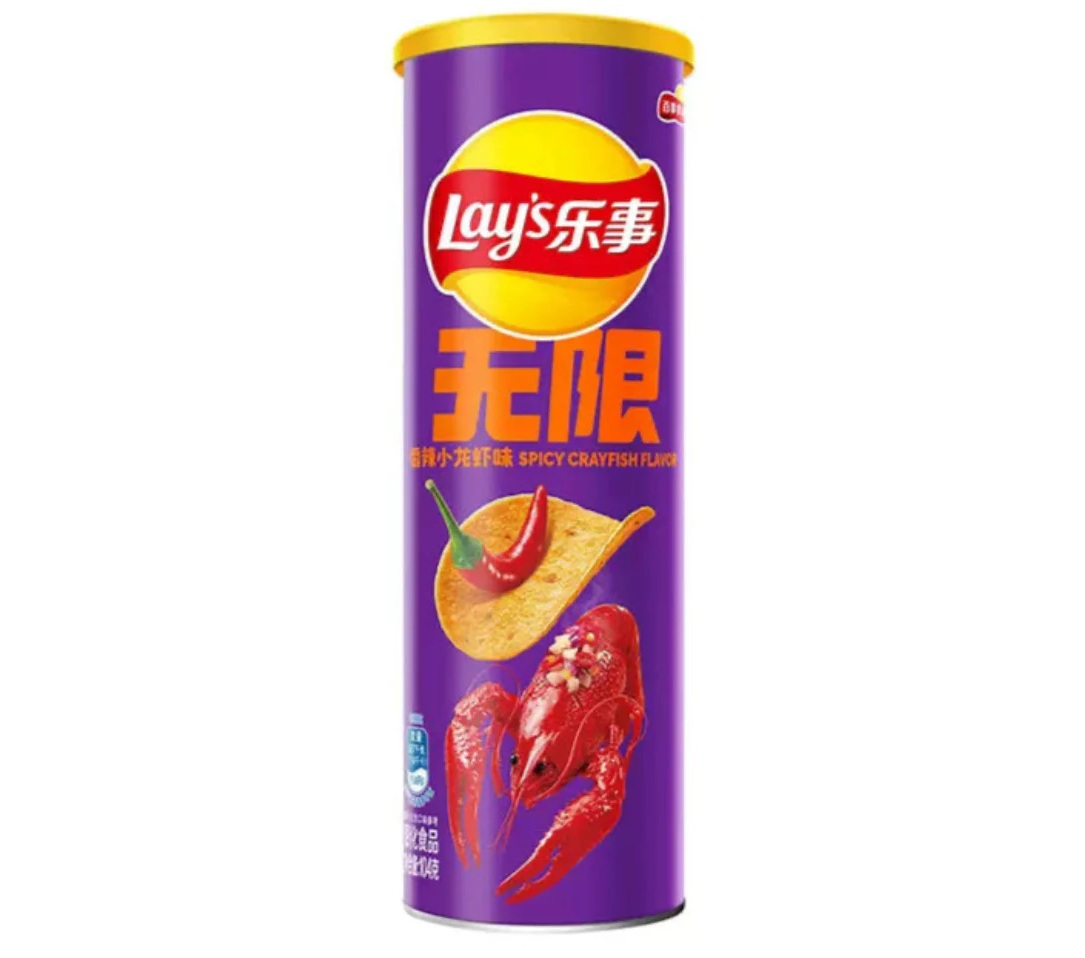 Scherm afbeelding2026 01 Lay's Chips Spicy crawfish flavor 24x90g (Imported Asia)