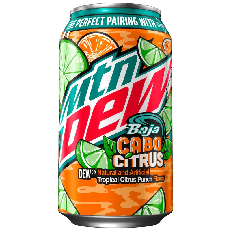 dew cabo Mountain Dew Baja Cabo Citrus 12x355ml