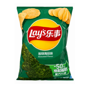 Lay's Chips Seaweed Flavor Packs 22x70g(imported Asia)