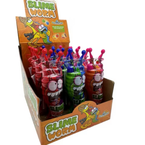 Funny Candy Slime Worm 12st