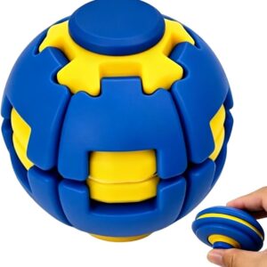 Press to Spin Fidget Ball Mix Colour ( Stress Relief ) 12 pcs Display