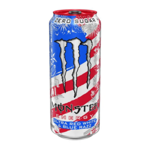 Monster Ultra Red White & Blue Razz 24x473ml USA