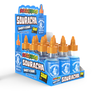 Liquid candy Souracha Screamer Sweet & Sour BLUE 12x90ml