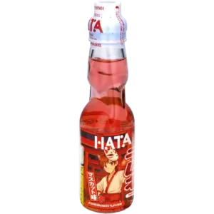 Ramune HataKosen Pomegranate Soda Pop Drink 30x200ml.