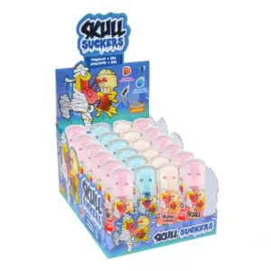 Funny Candy Skull Sucker 24x40g (Halloween)