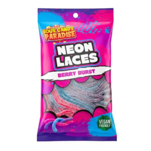 Sour Candy Paradise Neon Laces Mixed Berry 12x130g (Halal)