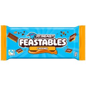 Mr Beast Feastables Caramel Chocolate Bar 10x60g