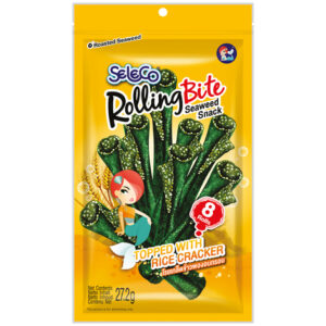 Roasted Seaweed Snack Rolling Bite Rice Seleco 6x27,2g