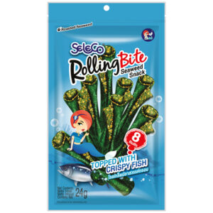 Roasted Seaweed Snack Rolling Bite Fish Seleco 6x24g