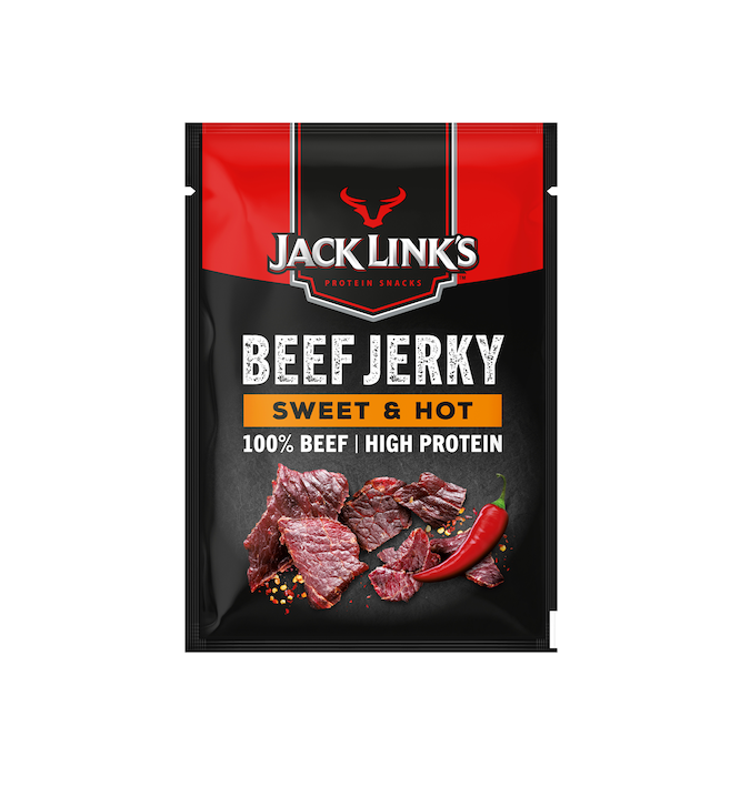 Jack Links Sweet Hot Beef Jerky Clipstrip 12 X 25g 1 Jack Links Sweet & Hot Beef Jerky Clipstrip 12 X 25g (Halal)
