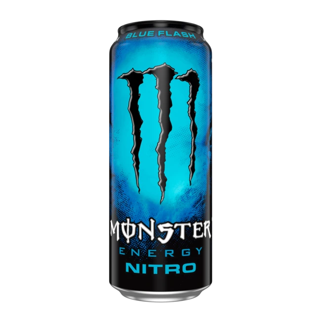 Monster Energy Nitro Blue Flash 12 Monster Energy Drink Nitro Blue Flash 12 x 500ml