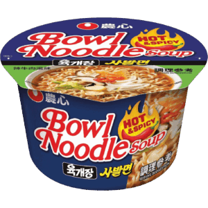 NongShim Bowl Noodles Hot & Spicy 12x100g