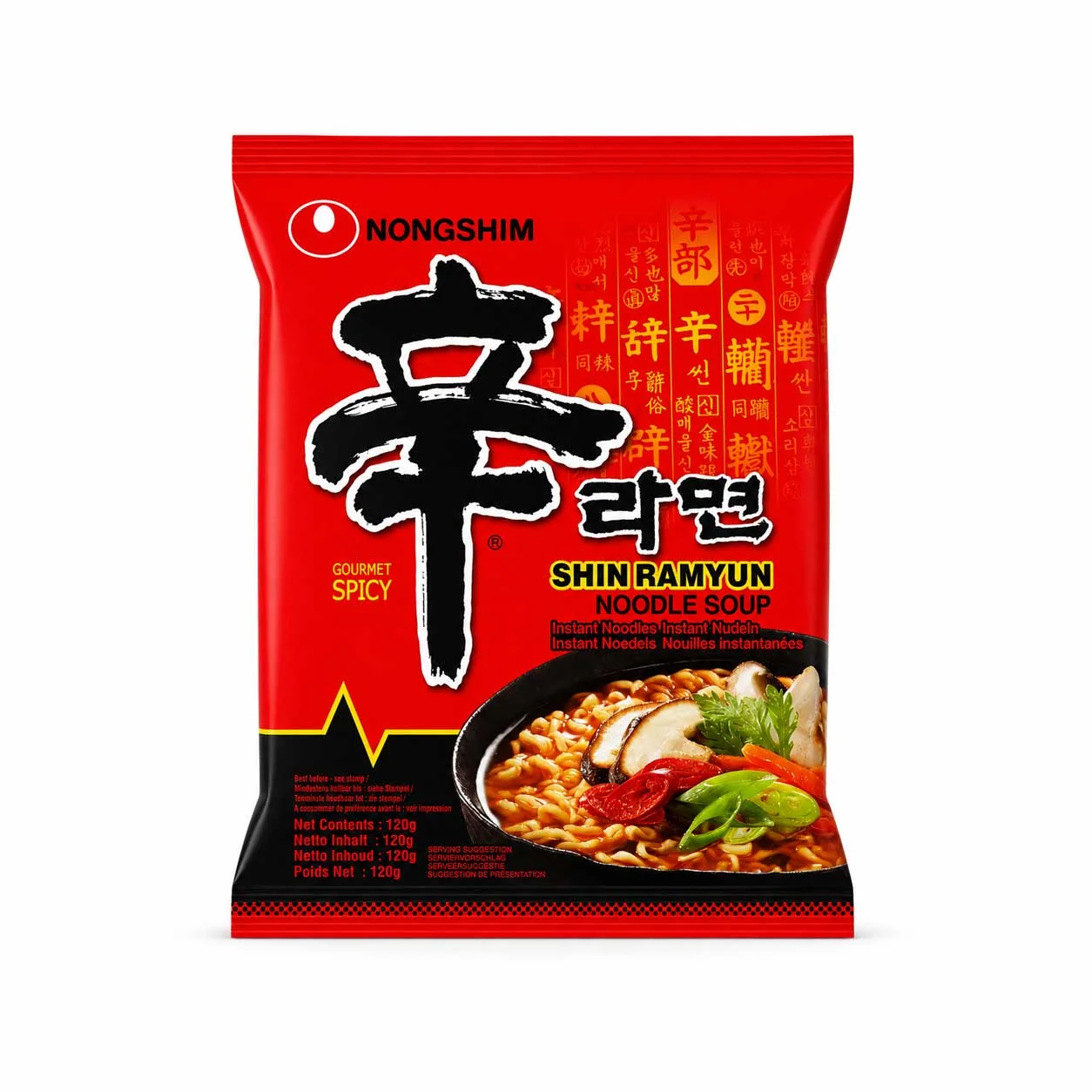 NongShim Shin Ramyun Noodles NongShim Shin Ramyun Noodles 20x120g (Halal)