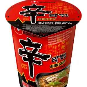Nongshim Shin Cup Noodles 12x68g (Halal)