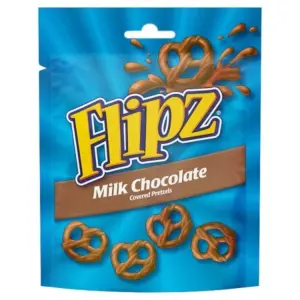 Flipz Milk Chocolate Coated Pretzels 6x90gr